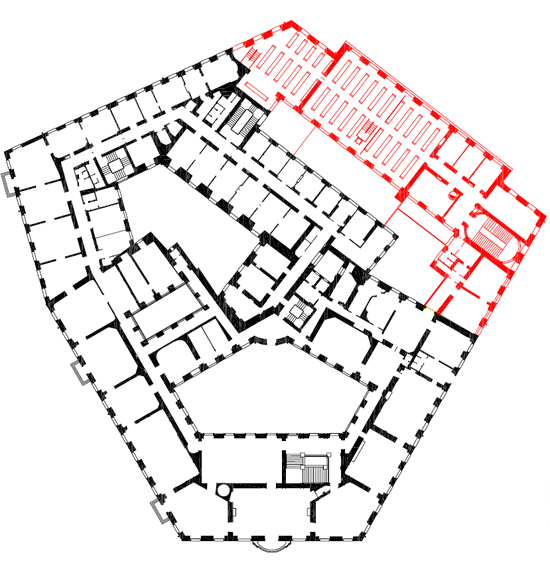 The ground plan of the Federal Chancellery 1902
