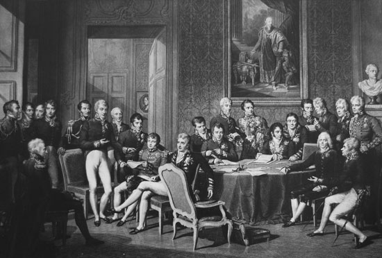 Delegates at the Congress of Vienna